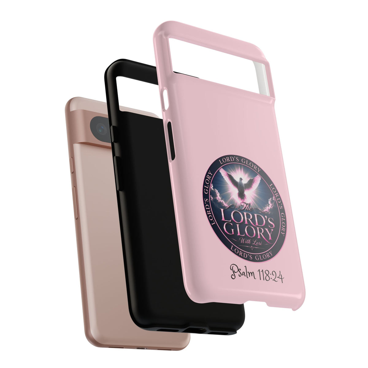 Christian Phone Case – "Lord's Glory with Lori" Dove Design Tough Case (Protective Phone Cover)