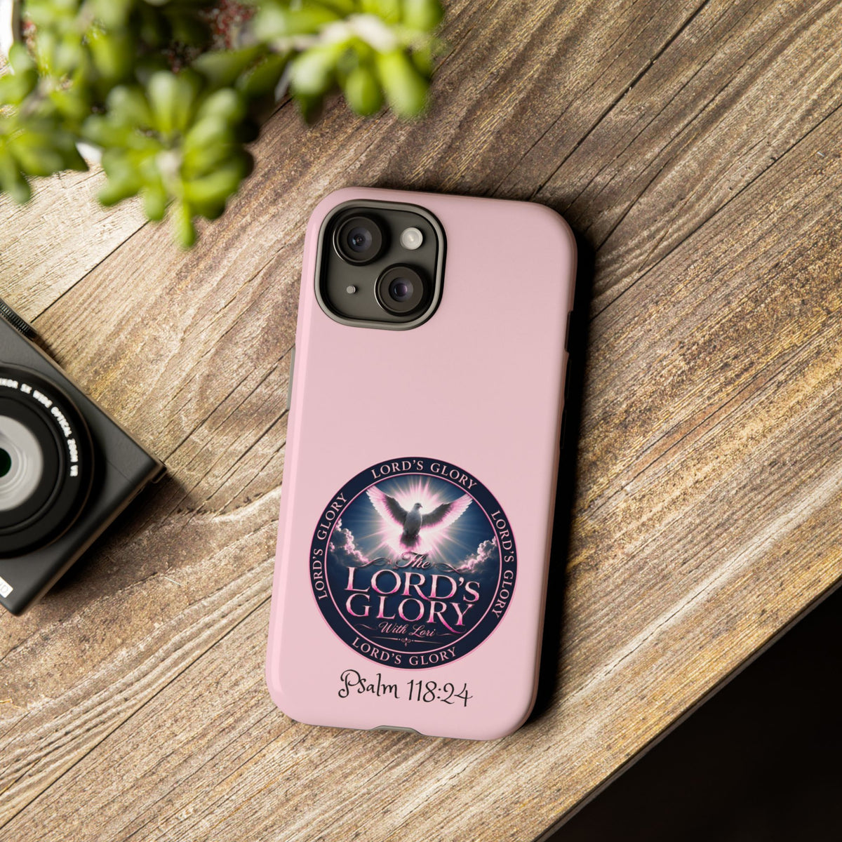 Christian Phone Case – "Lord's Glory with Lori" Dove Design Tough Case (Protective Phone Cover)
