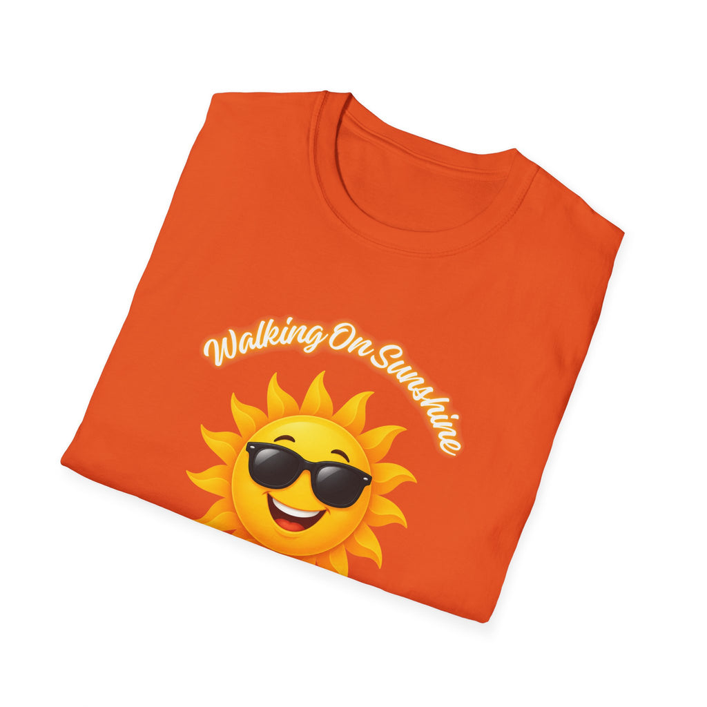 Sunshine Smiles T-Shirt — Sunglasses Sun with Psalm 118:24 Inspirational Tee