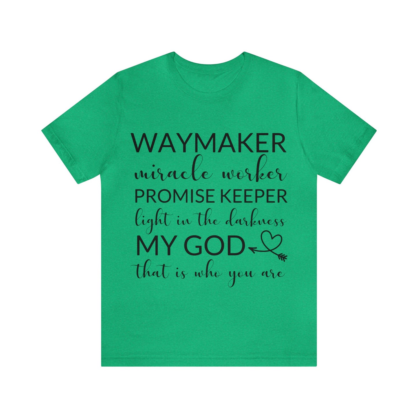 Waymaker Promise Keeper Light in the Darkness - Unisex Jersey Short Sleeve Tee