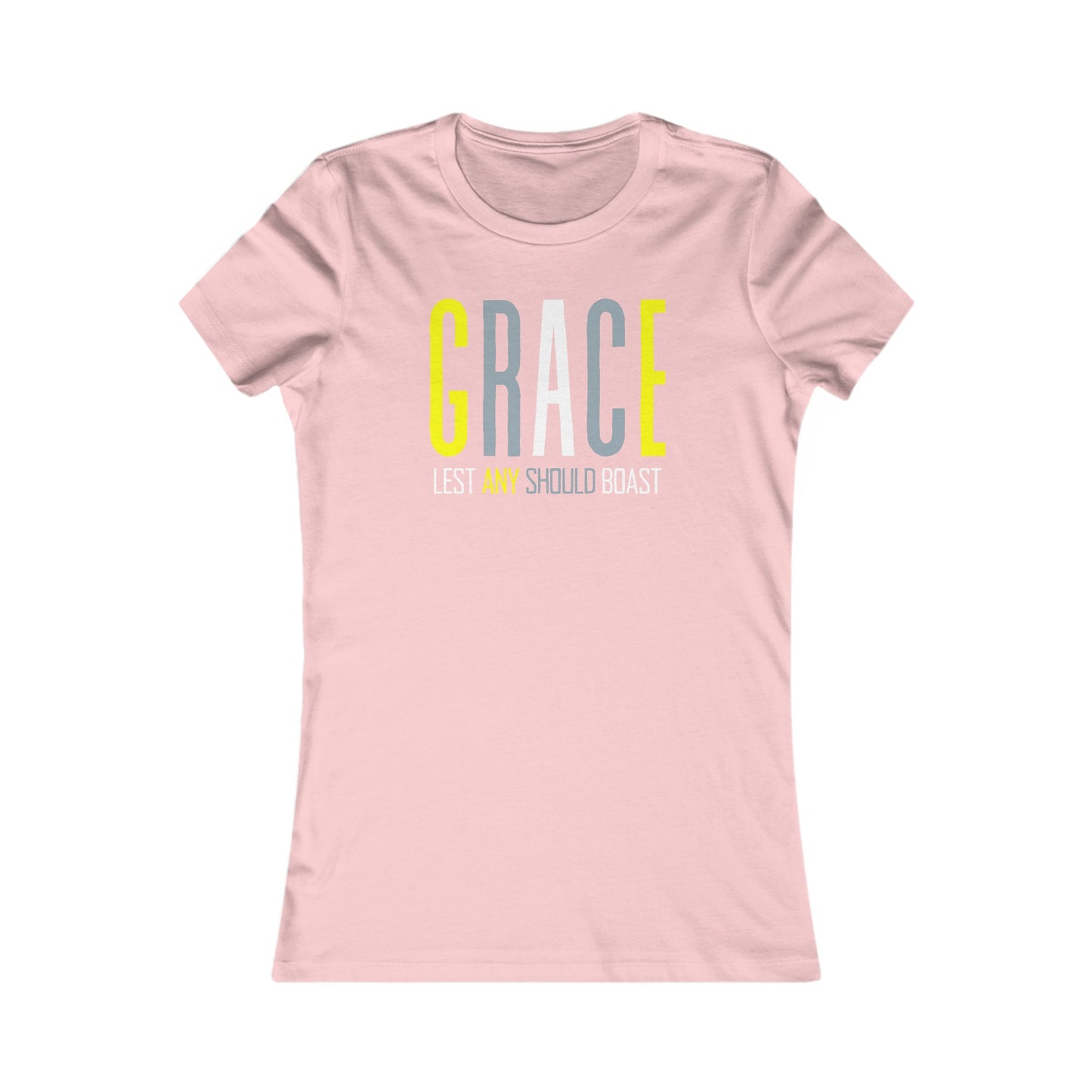 GRACE Lest Any Should Boast - Women's Favorite Tee