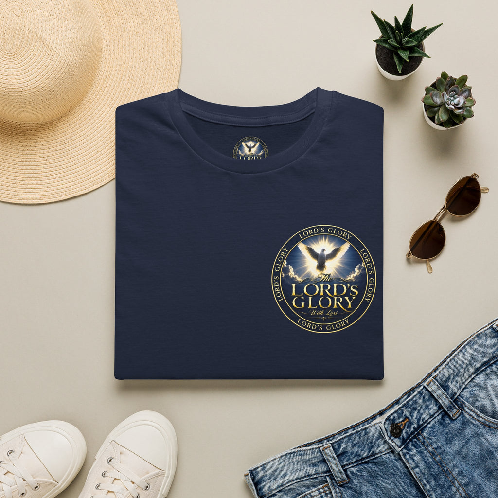 Lord's Glory with Lori Dove T‑Shirt — Christian Faith Logo Tee