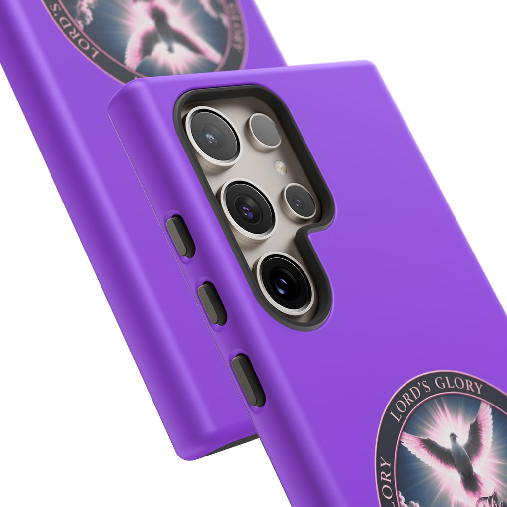 Christian Phone Case – "Lord's Glory with Lori" Dove Design Tough Case (Protective Phone Cover)