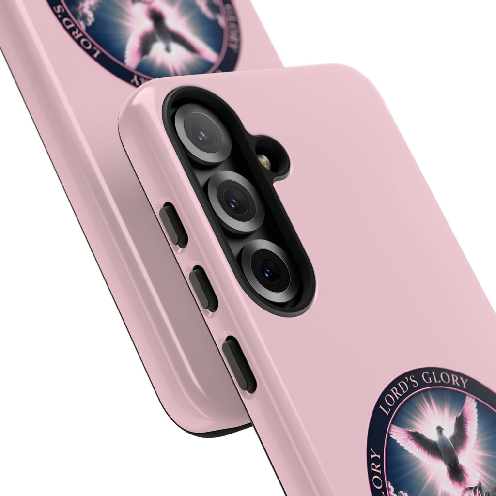 Christian Phone Case – "Lord's Glory with Lori" Dove Design Tough Case (Protective Phone Cover)