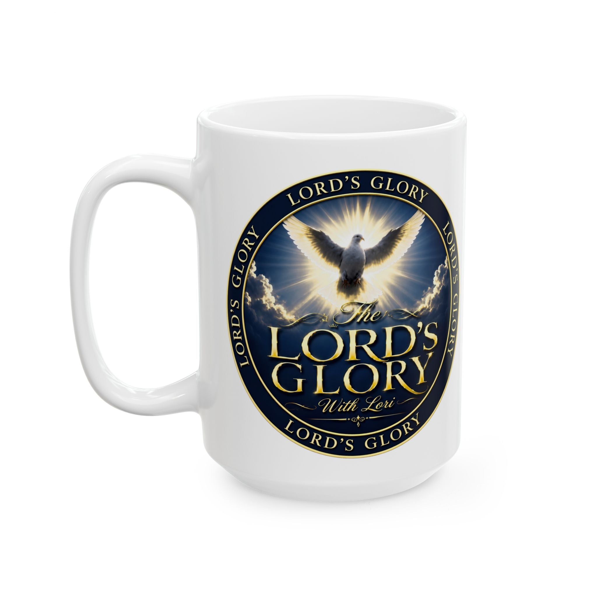 Lords Glory with Lori  Faith Coffee Mug — "To God Be The Glory" Ceramic Christian Gift (11oz/15oz)