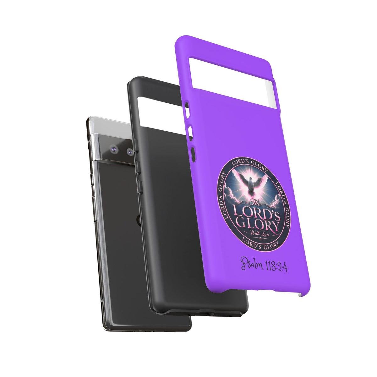 Christian Phone Case – "Lord's Glory with Lori" Dove Design Tough Case (Protective Phone Cover)
