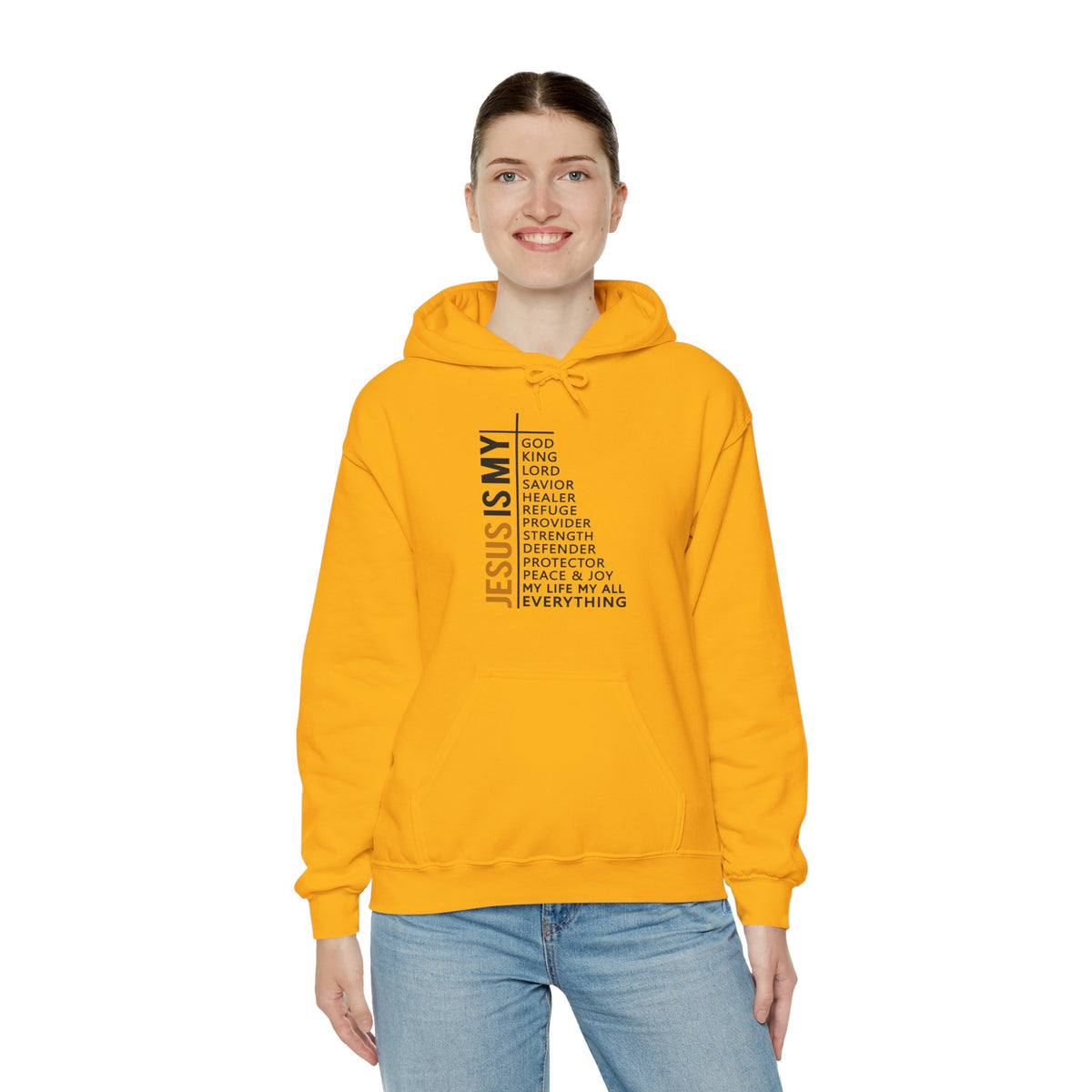 Jesus is My - Mens Womans Heavy Blend Hooded Sweatshirt