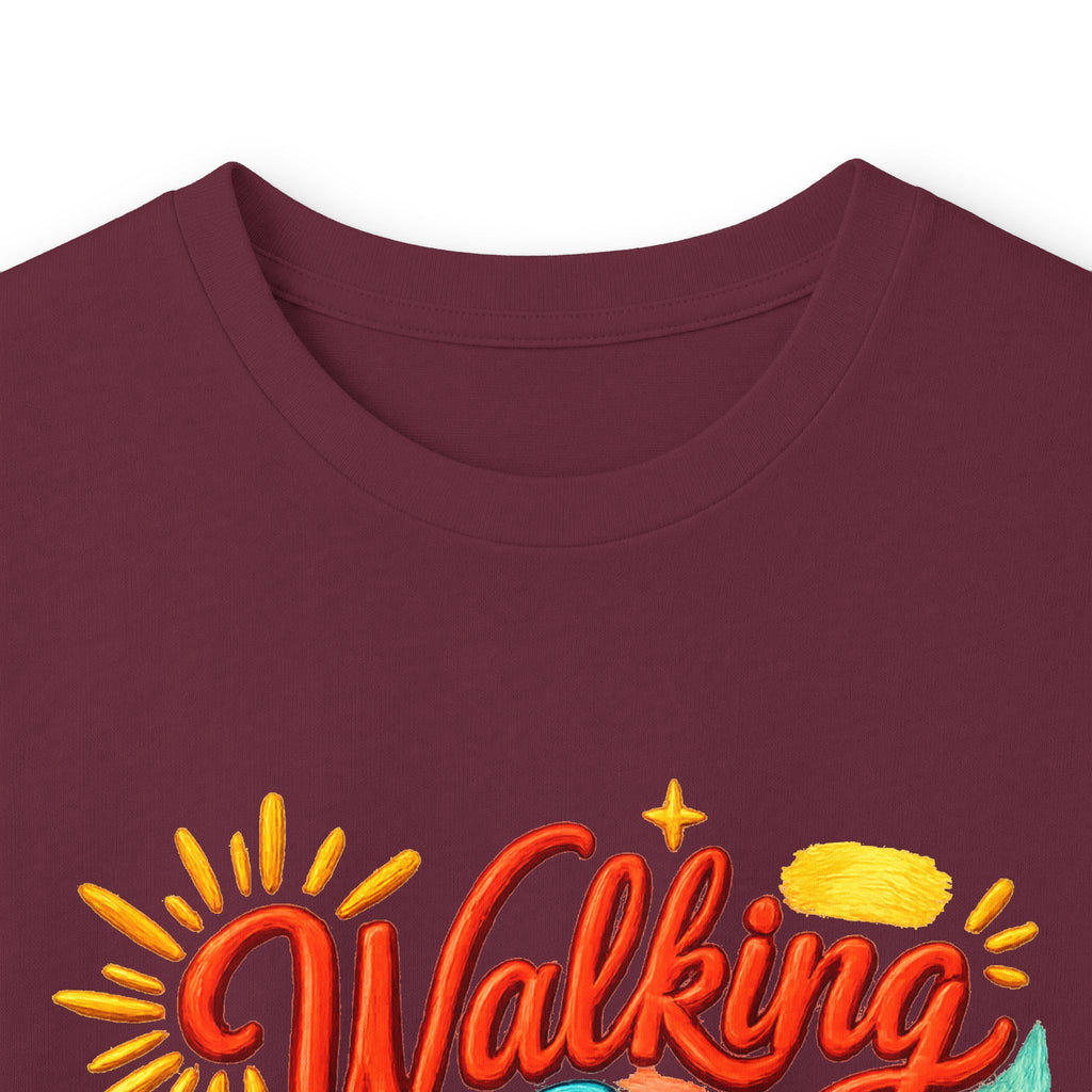 “Walking on Faith and Sunshine” Floral Long Sleeve Tee