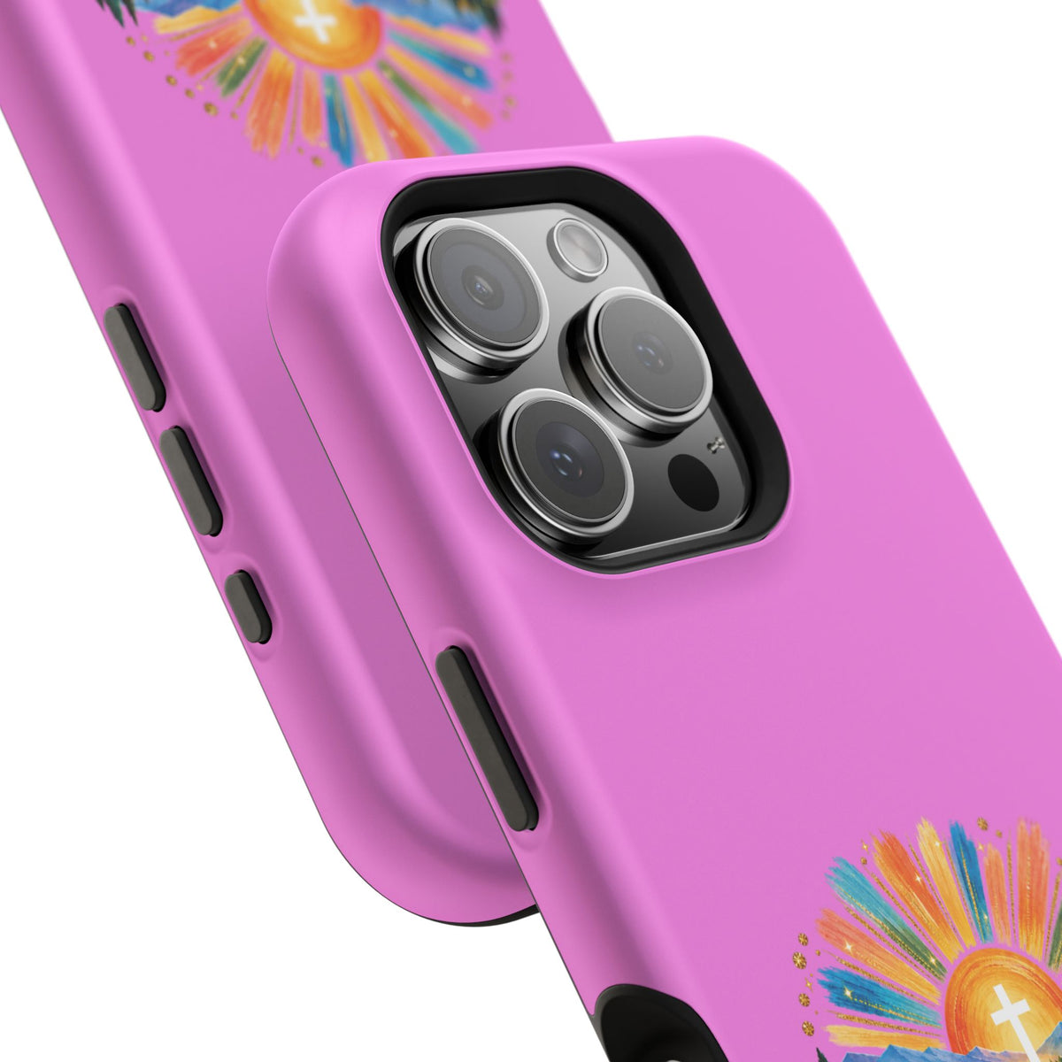 Magnetic Phone Case – “Walking on Sunshine with Lords Glory” Sunrise Design