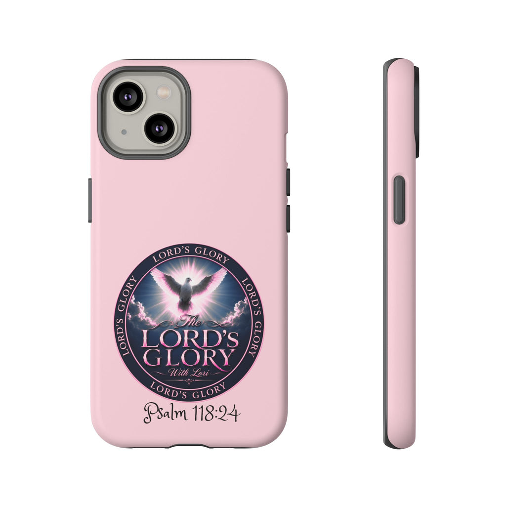 Christian Phone Case – "Lord's Glory with Lori" Dove Design Tough Case (Protective Phone Cover)