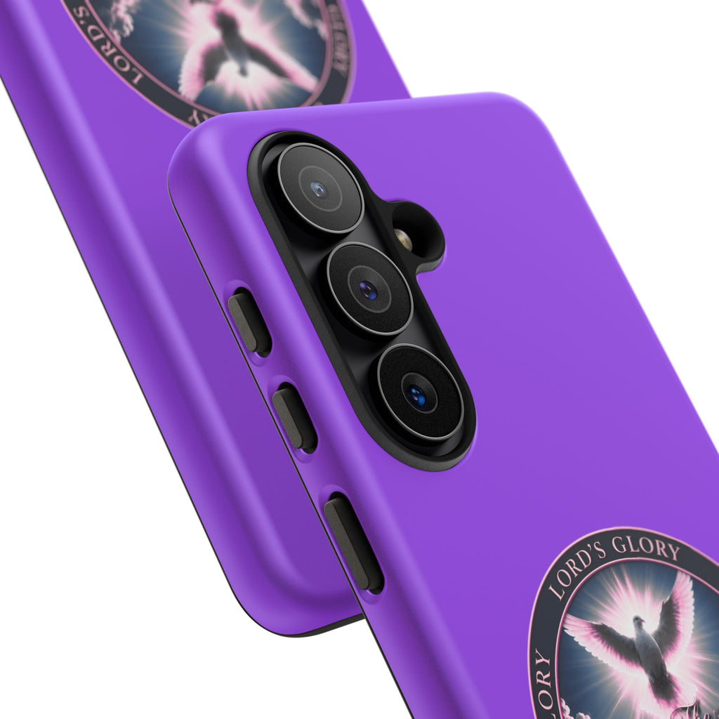 Christian Phone Case – "Lord's Glory with Lori" Dove Design Tough Case (Protective Phone Cover)