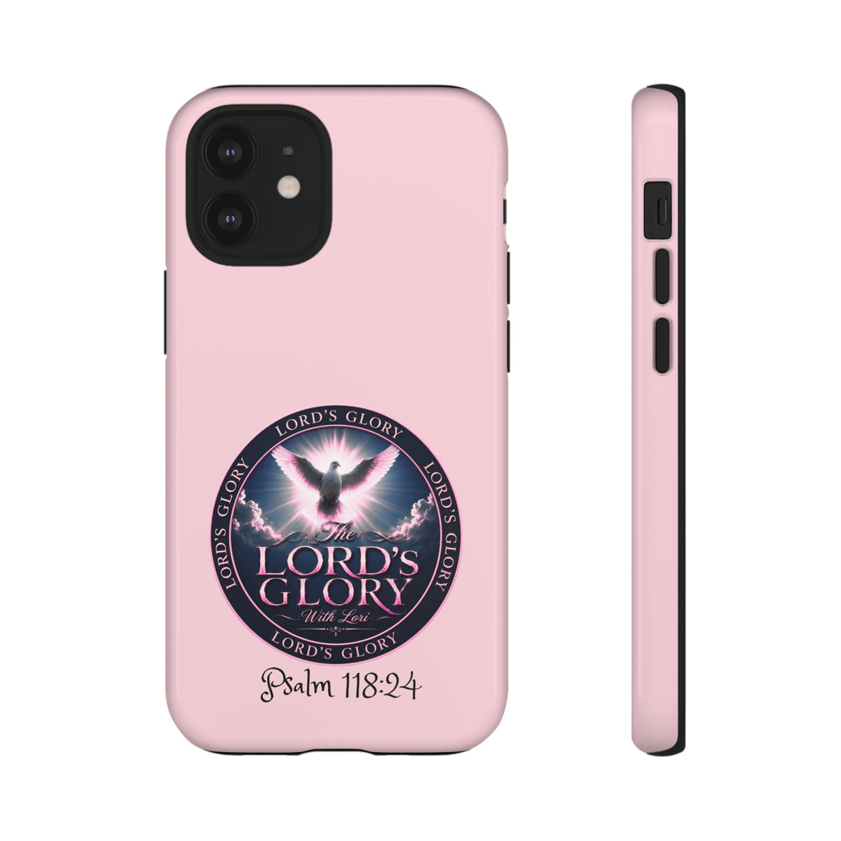 Christian Phone Case – "Lord's Glory with Lori" Dove Design Tough Case (Protective Phone Cover)