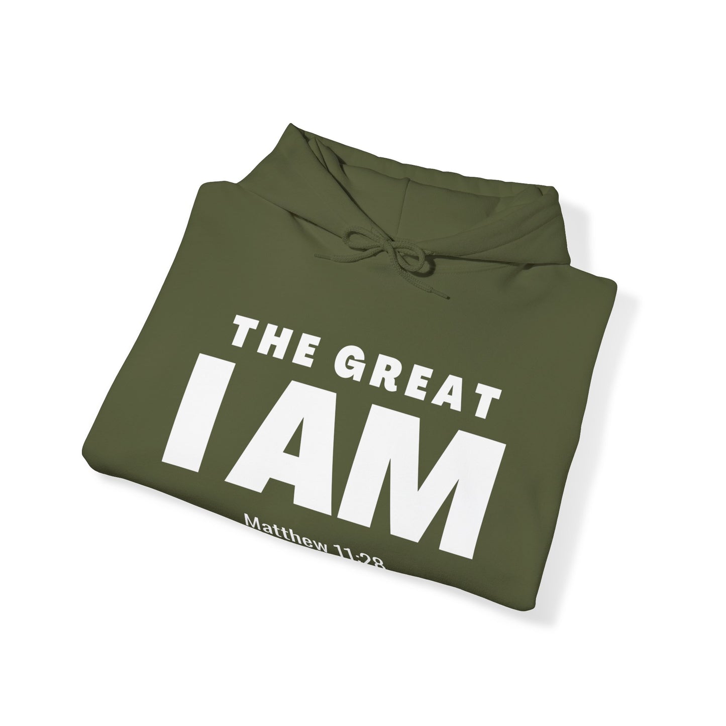 The Great I AM Men's and Woman's Heavy Blend Hooded Sweatshirt