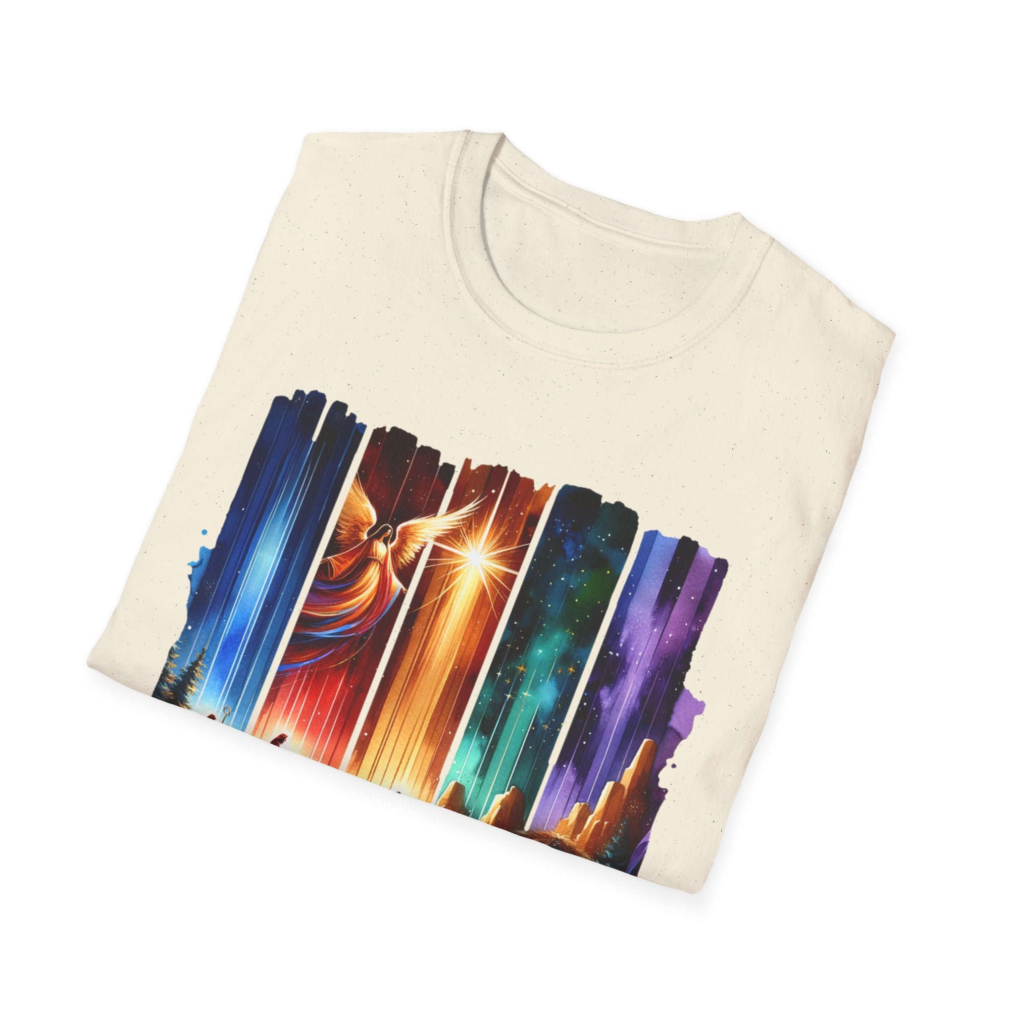 Vibrant Fantasy T-Shirt, Colorful Graphic Tee, Unisex Art Shirt, Great Gift for Fans, Unique Casual Wear, The King is Born Shirt