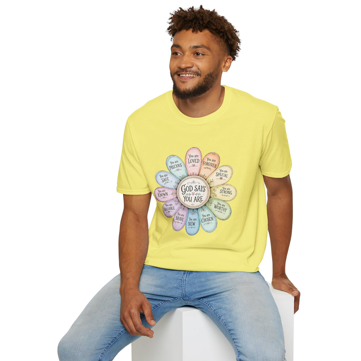 God Says You Are Loved Inspirational Christian T-Shirt