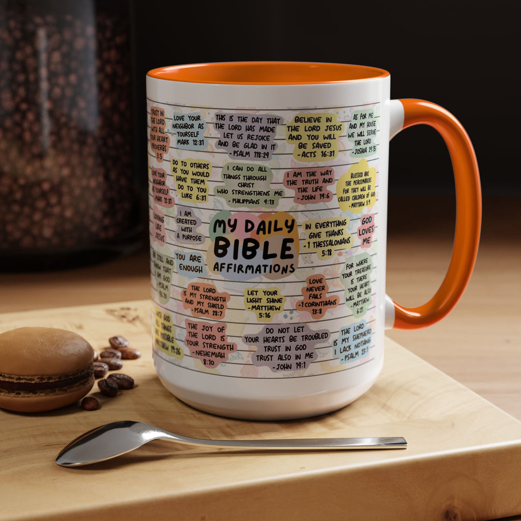 My Daily Bible Affirmations Coffee Mug 15oz/11oz