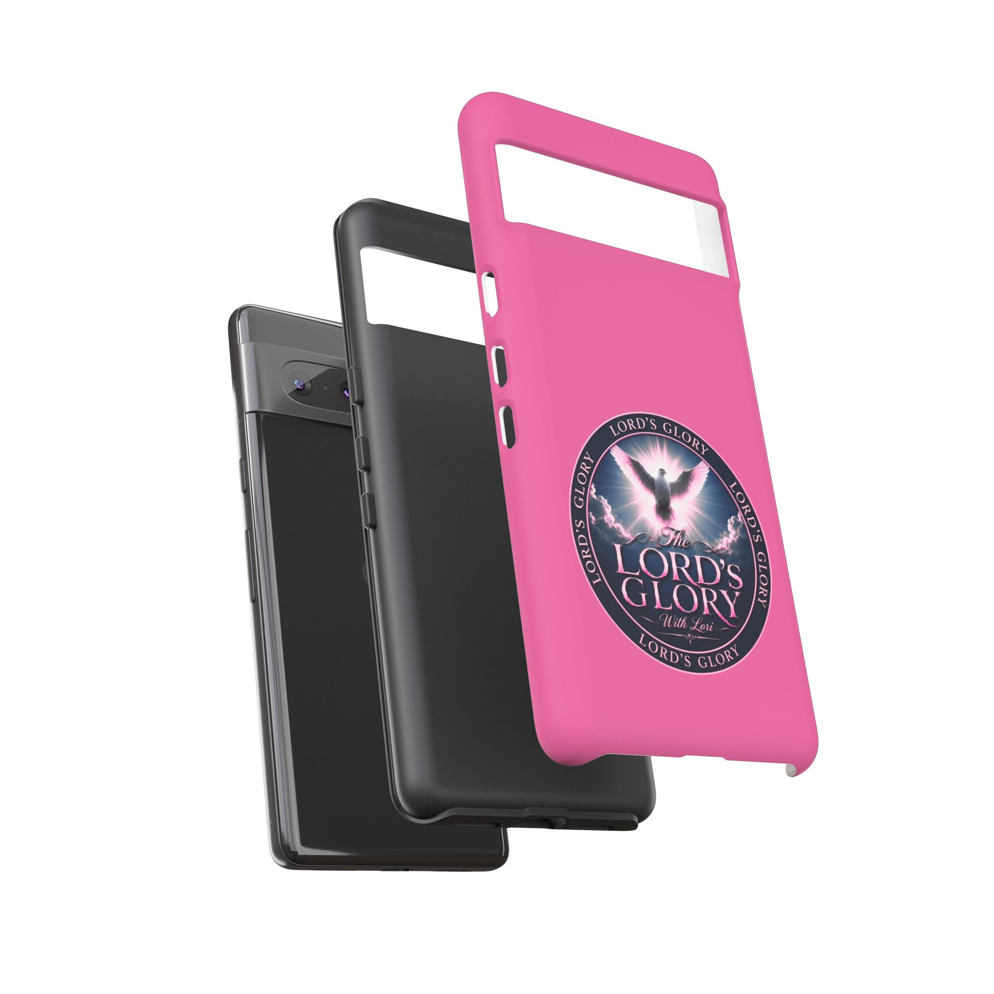 Christian Phone Case – "Lord's Glory with Lori" Dove Design Tough Case (Protective Phone Cover)