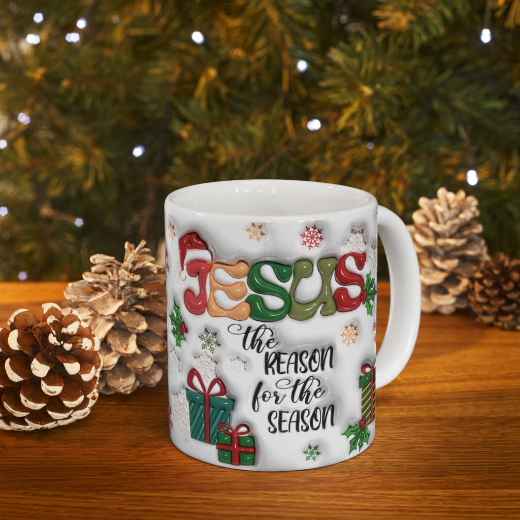Jesus the Reason of the Season  | Holiday Coffee Cup | Christmas Gift | Hot Cocoa Mug
