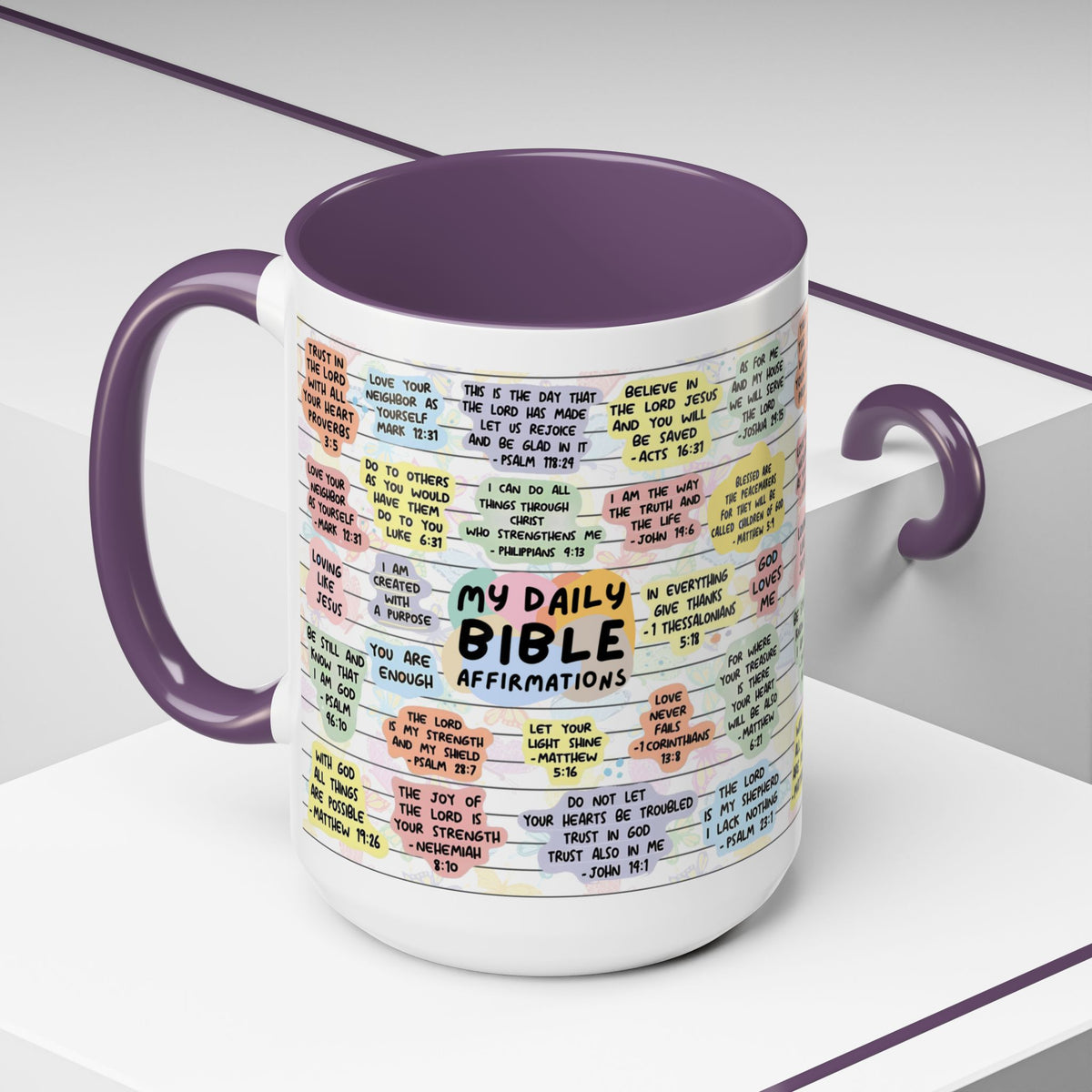 My Daily Bible Affirmations Coffee Mug 15oz/11oz