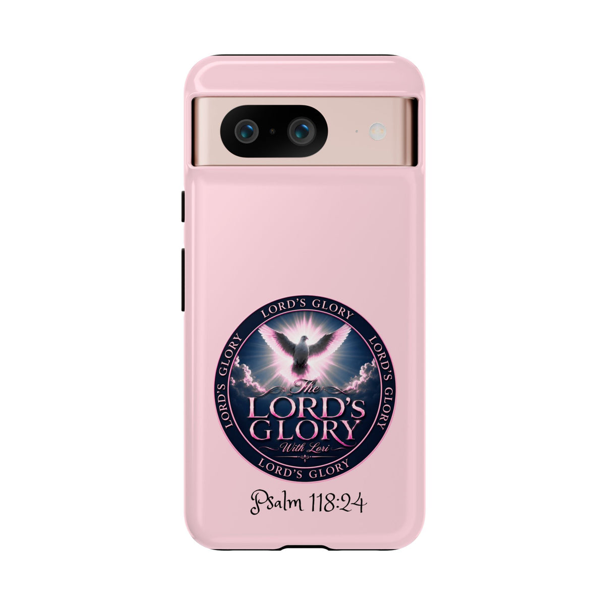 Christian Phone Case – "Lord's Glory with Lori" Dove Design Tough Case (Protective Phone Cover)