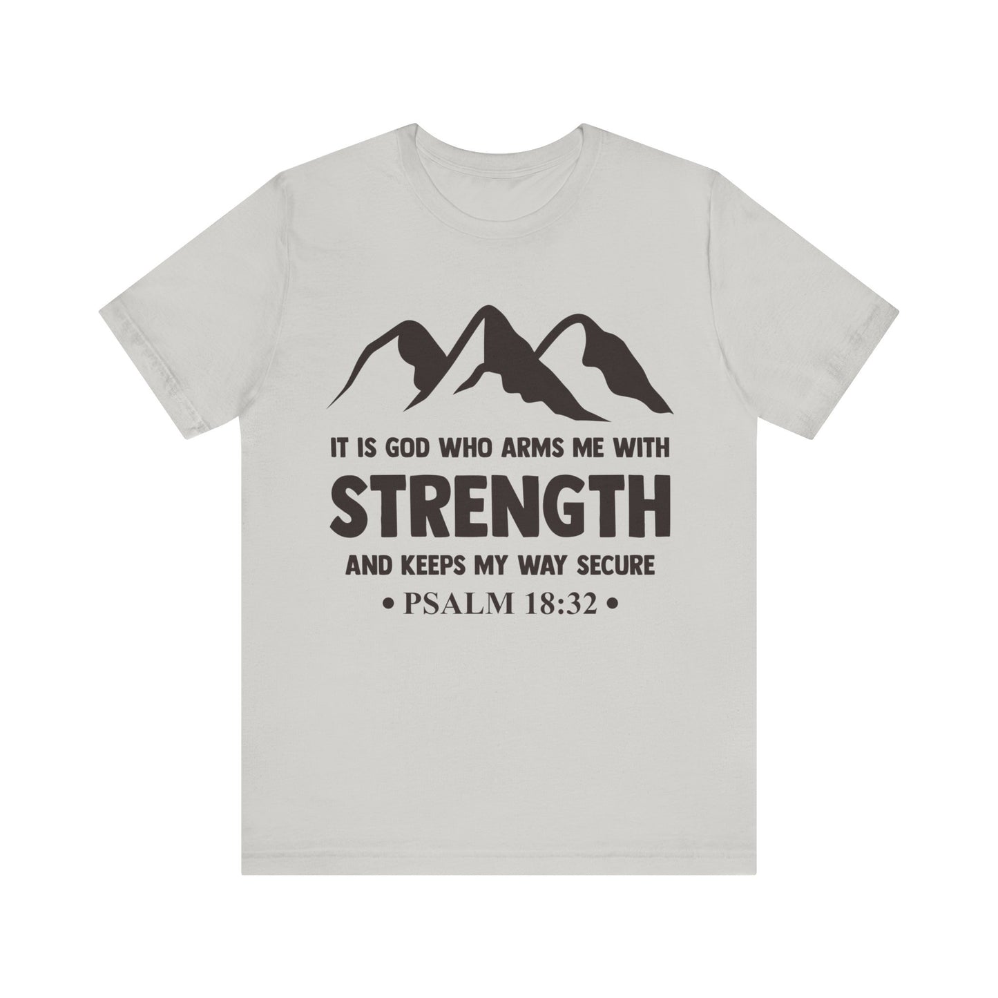 Strength in GOD - Unisex Jersey Short Sleeve Tee