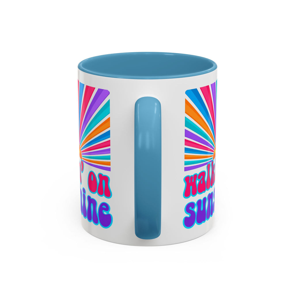 Coffee Mug — "Walkin' on Sunshine" Retro Psalm 118:24 Accent Mug
