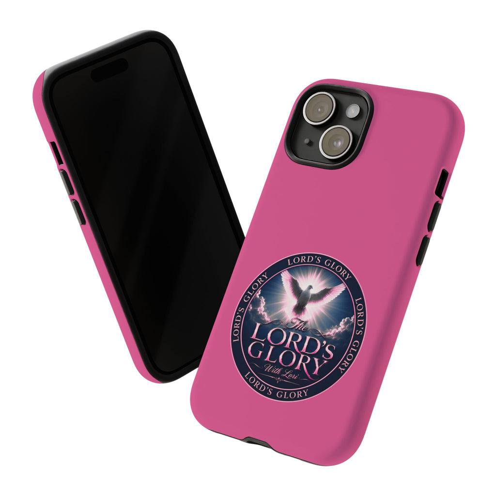 Christian Phone Case – "Lord's Glory with Lori" Dove Design Tough Case (Protective Phone Cover)