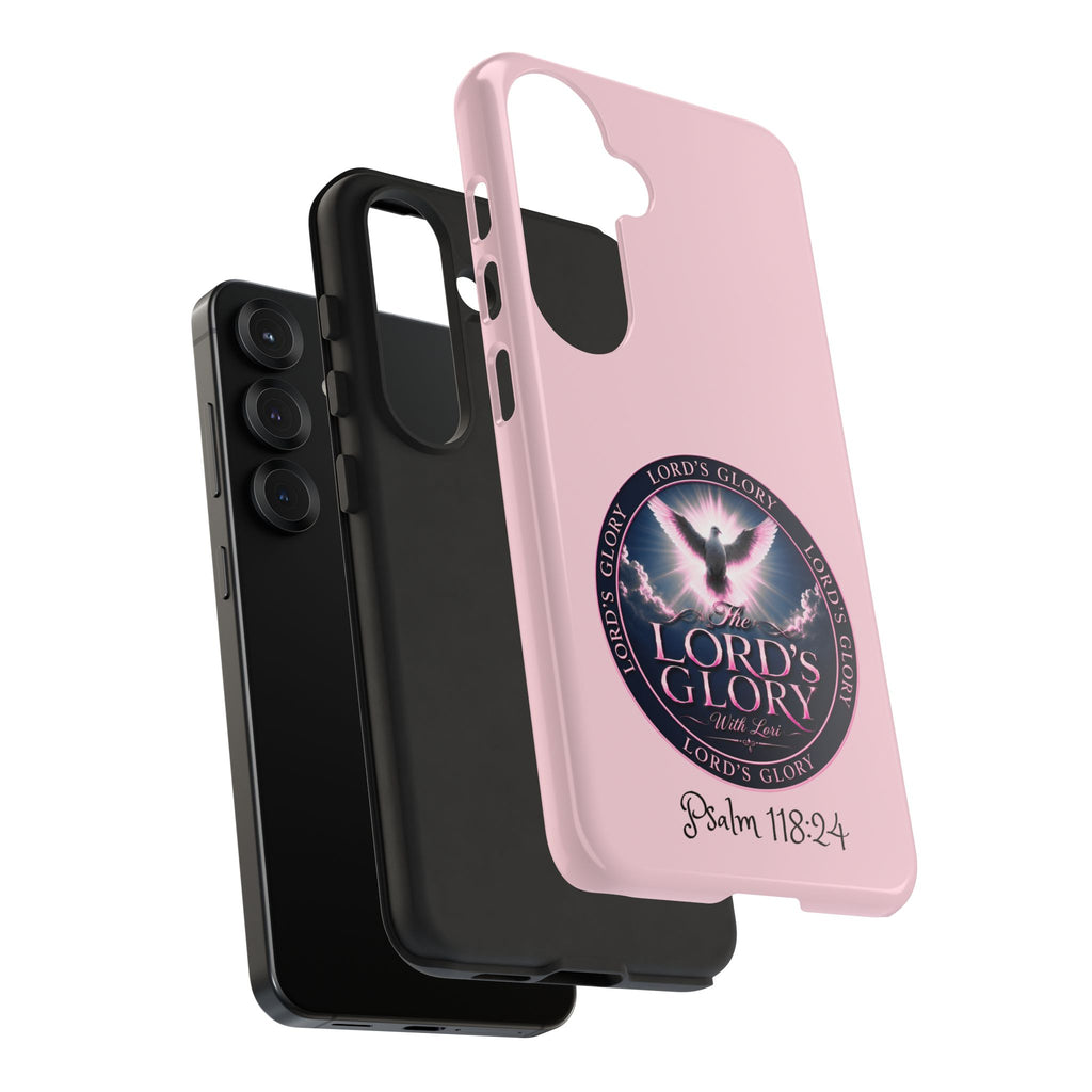 Christian Phone Case – "Lord's Glory with Lori" Dove Design Tough Case (Protective Phone Cover)