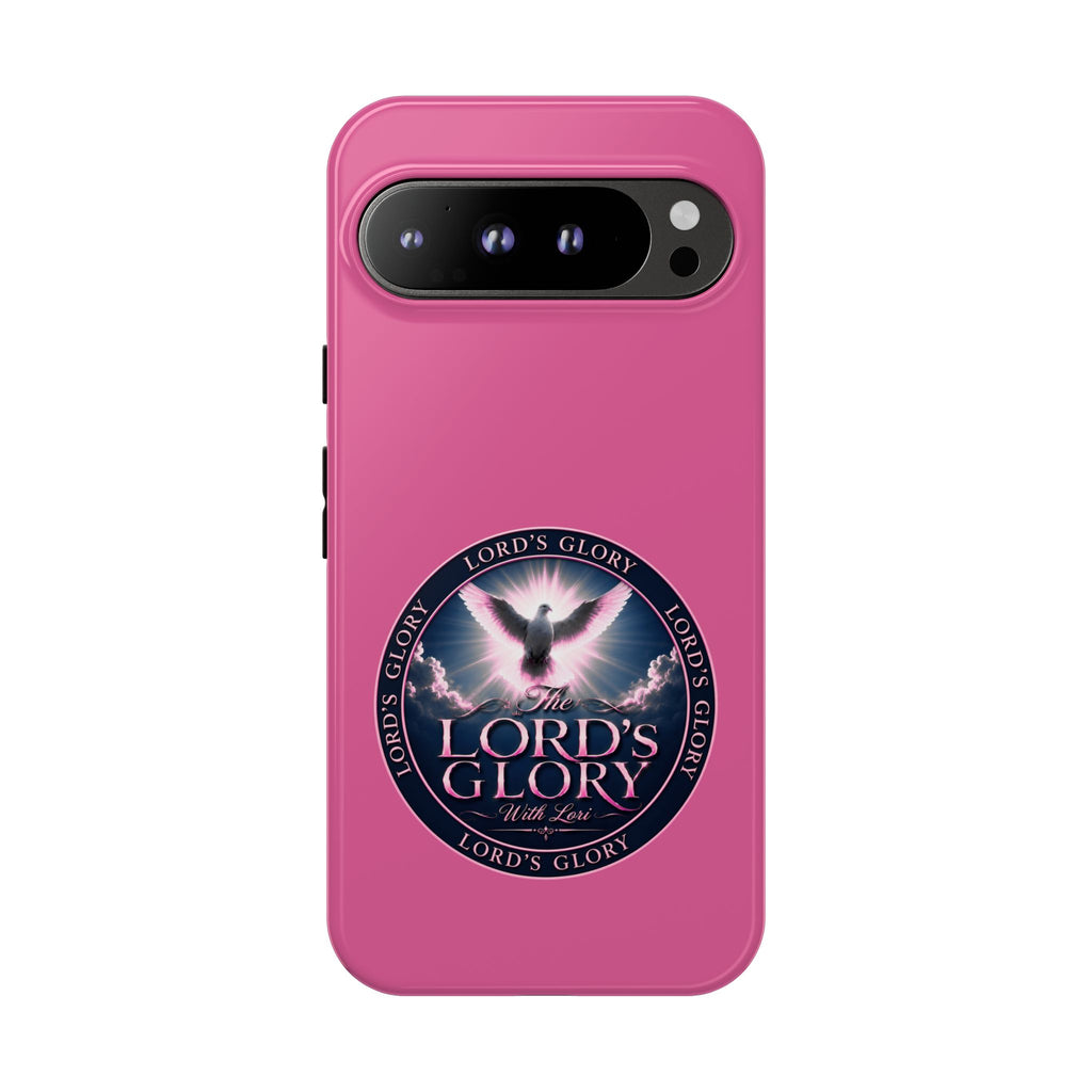 Christian Phone Case – "Lord's Glory with Lori" Dove Design Tough Case (Protective Phone Cover)