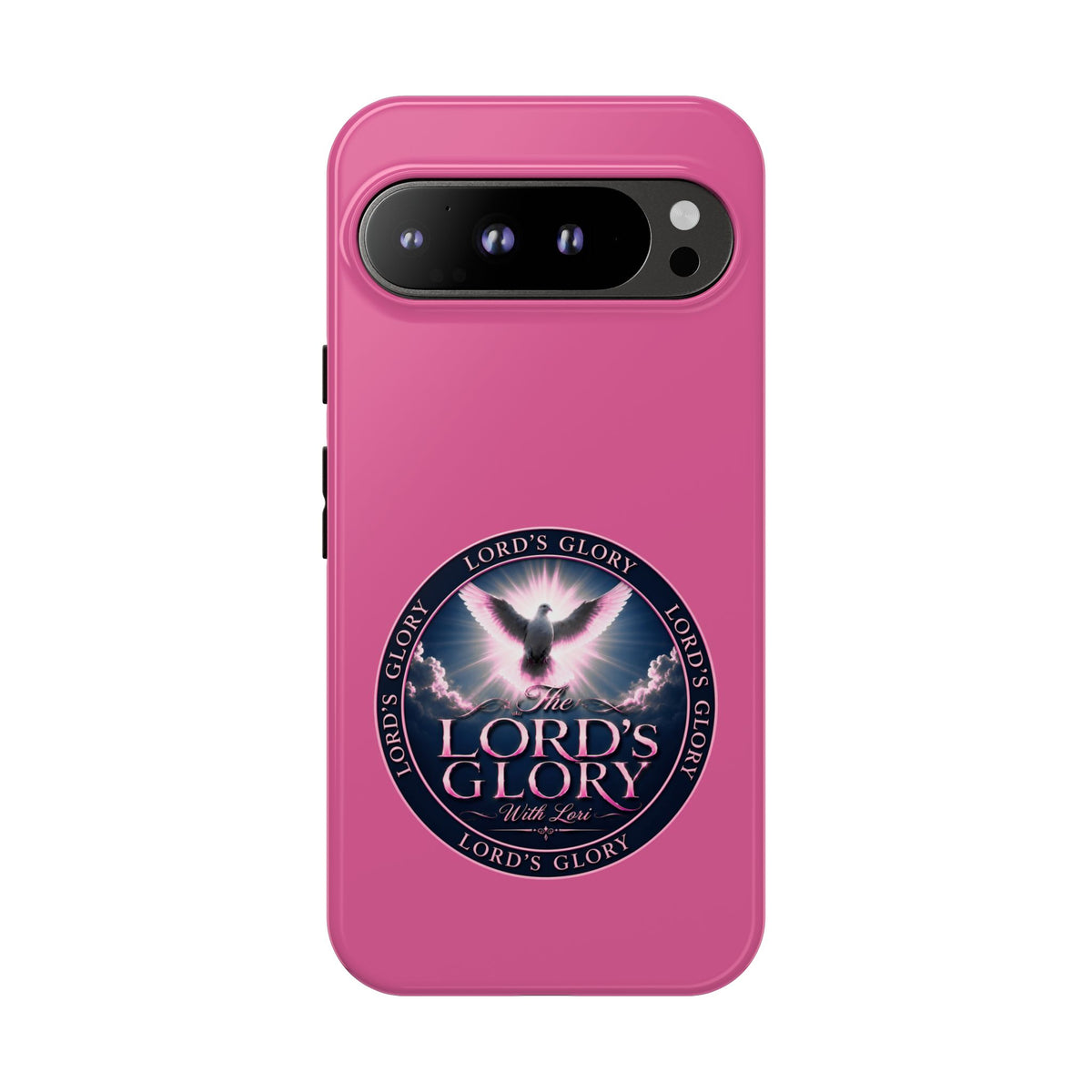 Christian Phone Case – "Lord's Glory with Lori" Dove Design Tough Case (Protective Phone Cover)