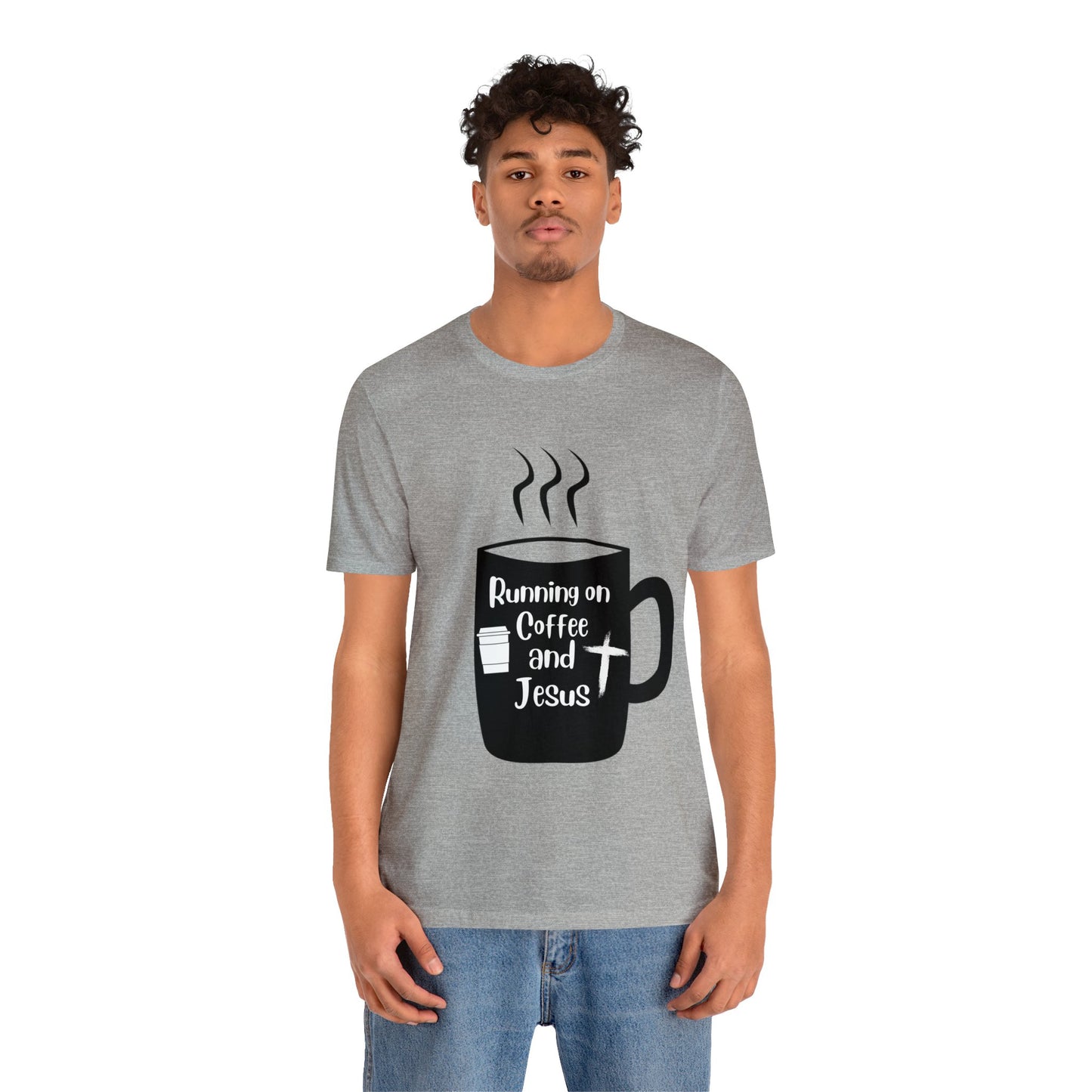 Coffee and JESUS - Unisex Jersey Short Sleeve Tee