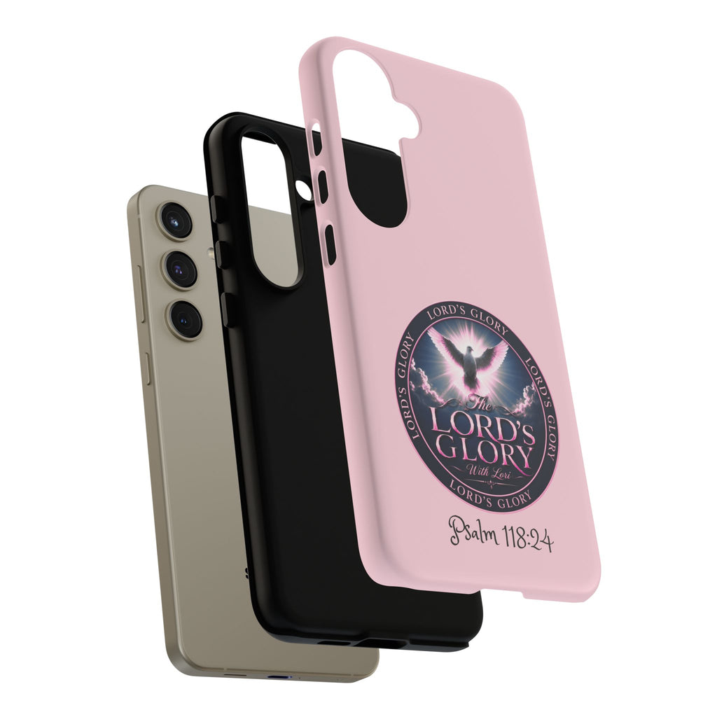 Christian Phone Case – "Lord's Glory with Lori" Dove Design Tough Case (Protective Phone Cover)