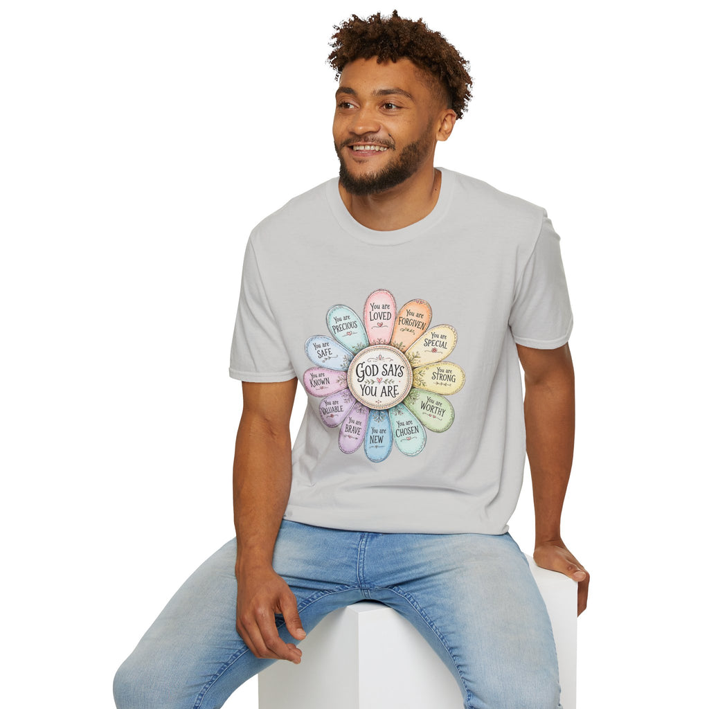 God Says You Are Loved Inspirational Christian T-Shirt