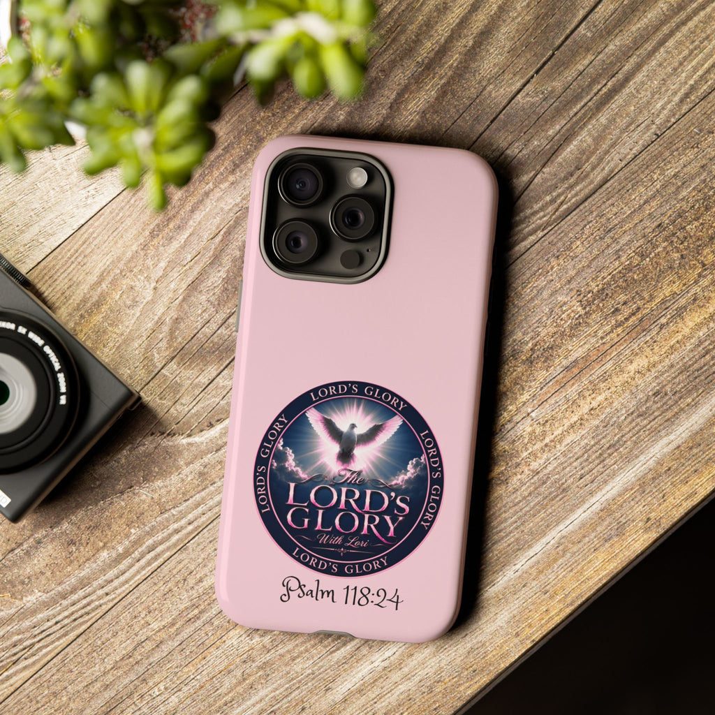 Christian Phone Case – "Lord's Glory with Lori" Dove Design Tough Case (Protective Phone Cover)