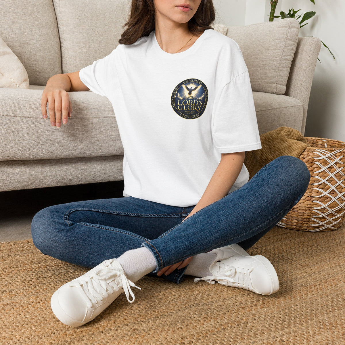 Lord's Glory with Lori Dove T‑Shirt — Christian Faith Logo Tee