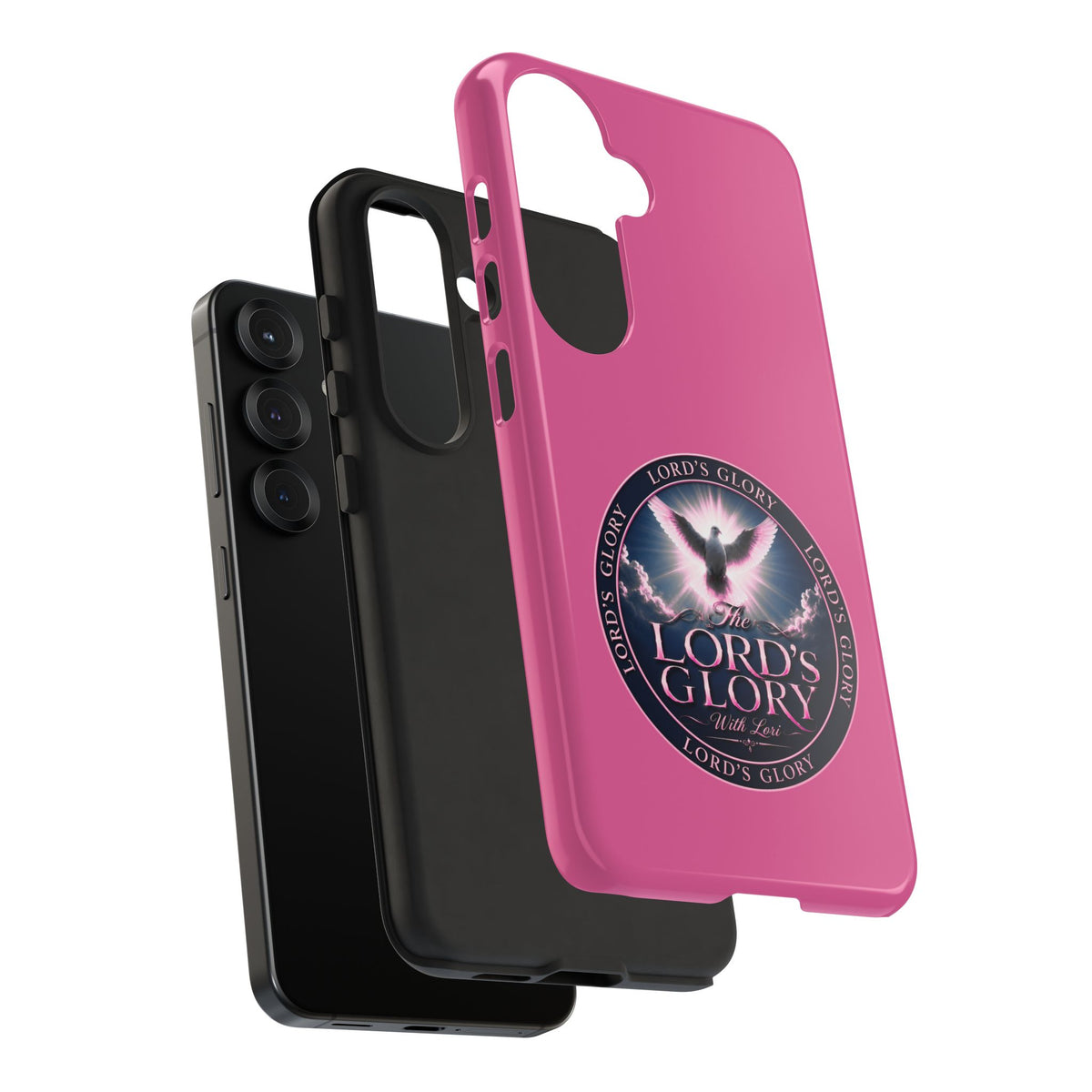 Christian Phone Case – "Lord's Glory with Lori" Dove Design Tough Case (Protective Phone Cover)