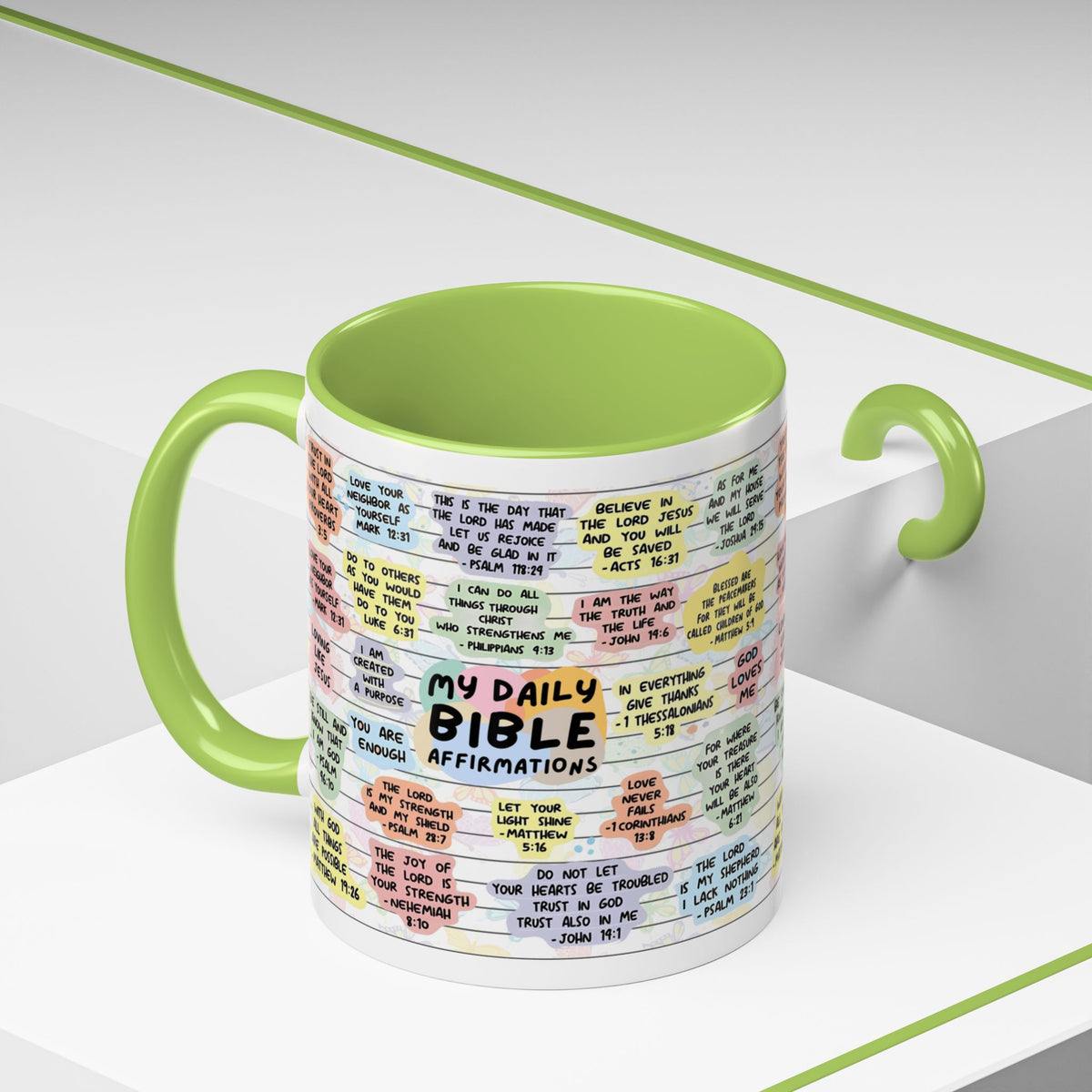 My Daily Bible Affirmations Coffee Mug 15oz/11oz