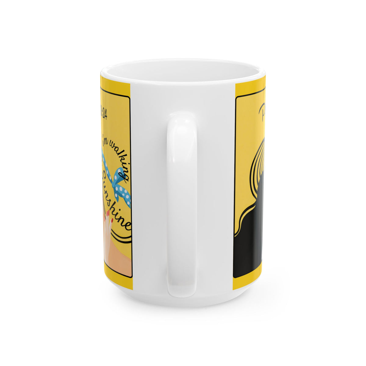Lords Glory Psalm 118:24 Sunshine Ceramic Mug – Inspirational ‘Walking on Sunshine’ Design (11oz, 15oz)