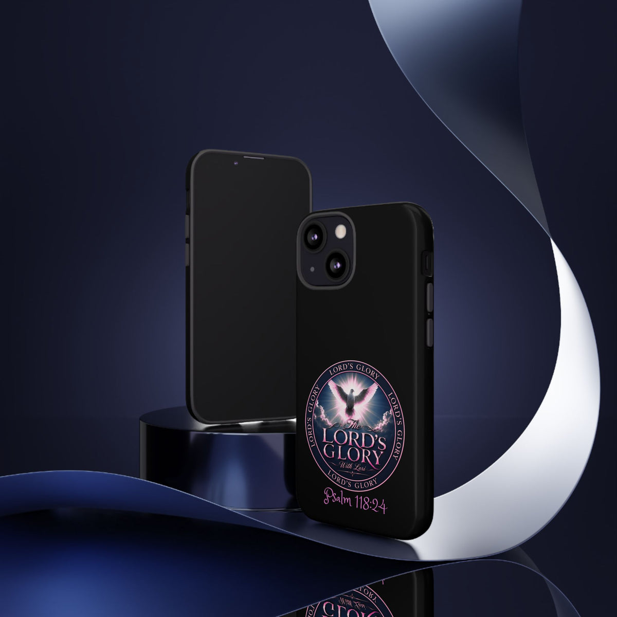 Christian Phone Case – "Lord's Glory with Lori" Dove Design Tough Case (Protective Phone Cover)