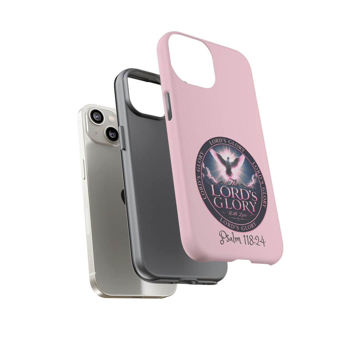 Christian Phone Case – "Lord's Glory with Lori" Dove Design Tough Case (Protective Phone Cover)