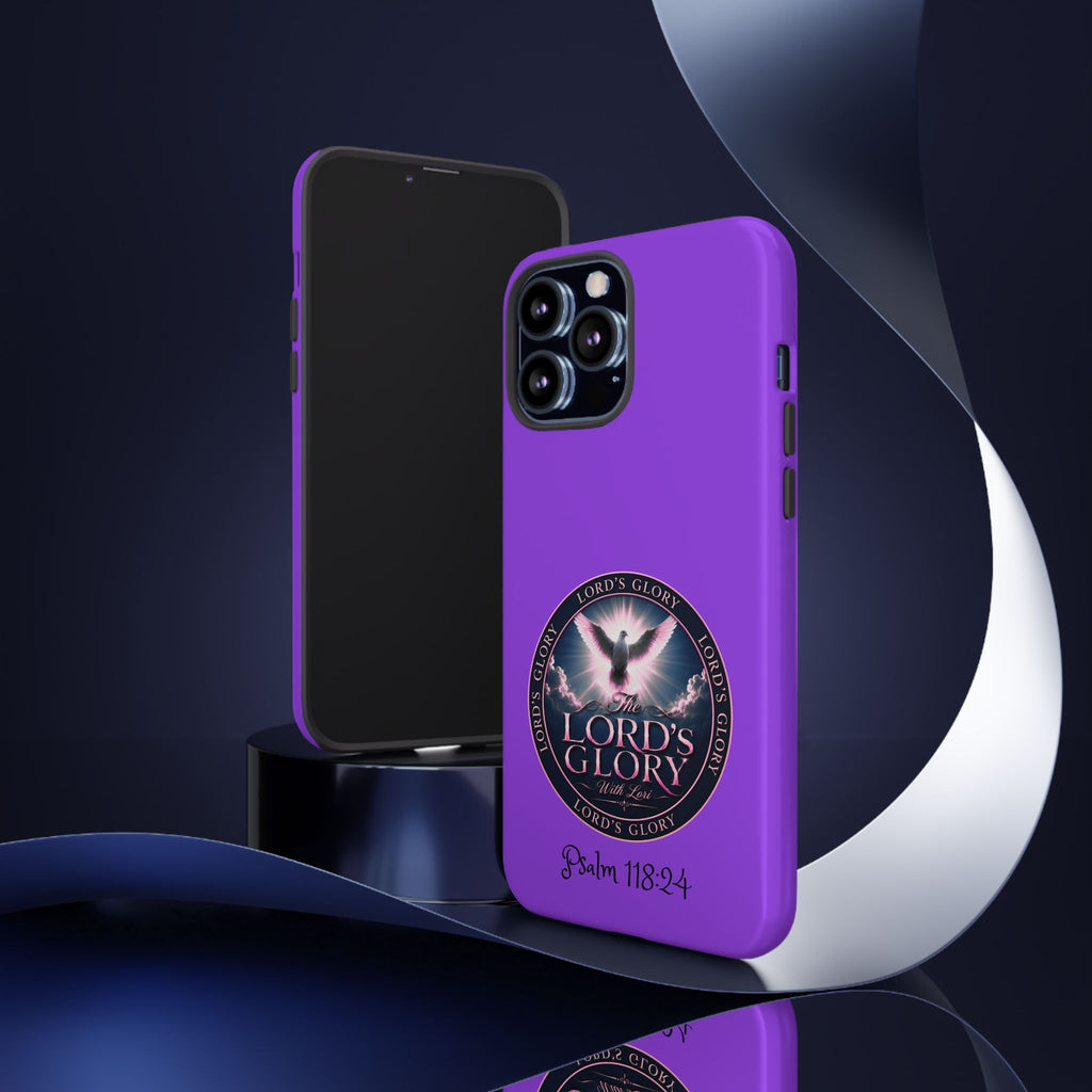 Christian Phone Case – "Lord's Glory with Lori" Dove Design Tough Case (Protective Phone Cover)