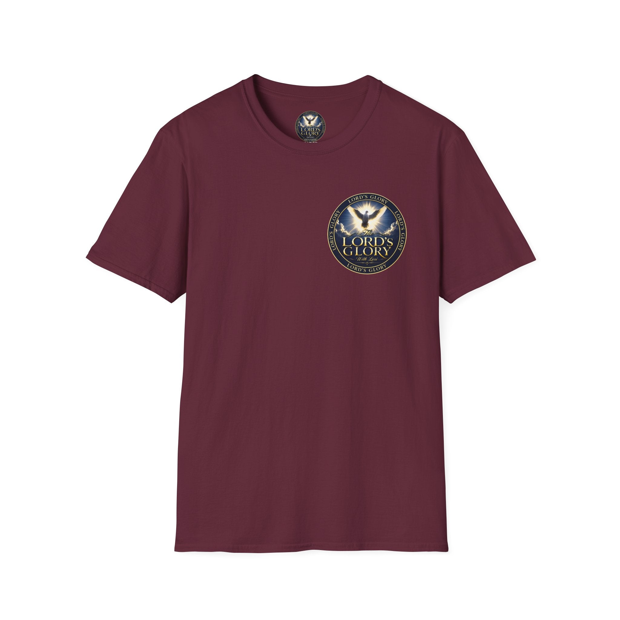 Lord's Glory with Lori Dove T‑Shirt — Christian Faith Logo Tee