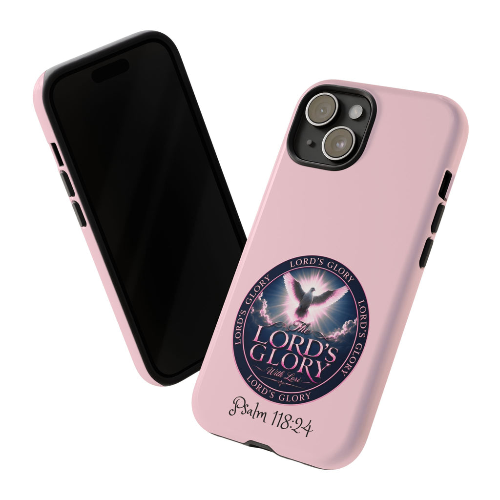 Christian Phone Case – "Lord's Glory with Lori" Dove Design Tough Case (Protective Phone Cover)