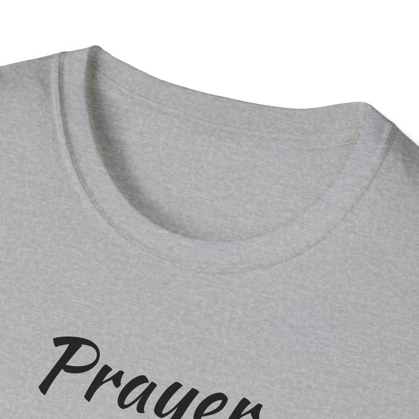 Prayer - when life gets to hard to stand - Kneel - Unisex Softstyle T-Shirt