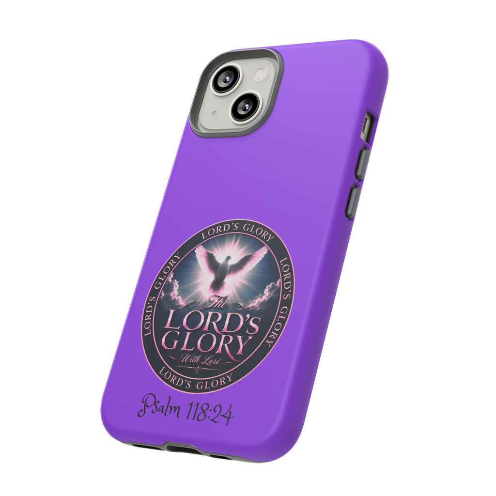 Christian Phone Case – "Lord's Glory with Lori" Dove Design Tough Case (Protective Phone Cover)