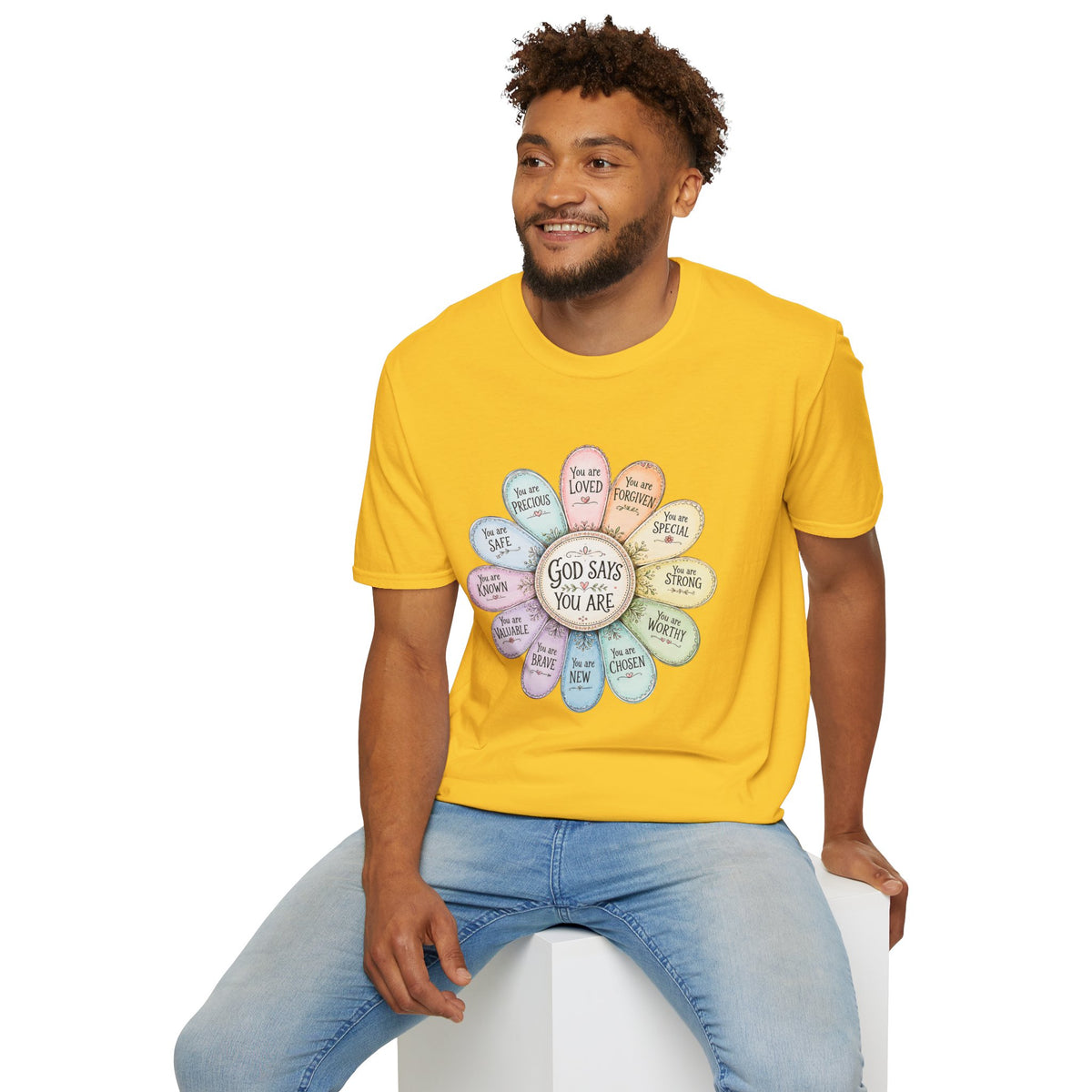 God Says You Are Loved Inspirational Christian T-Shirt
