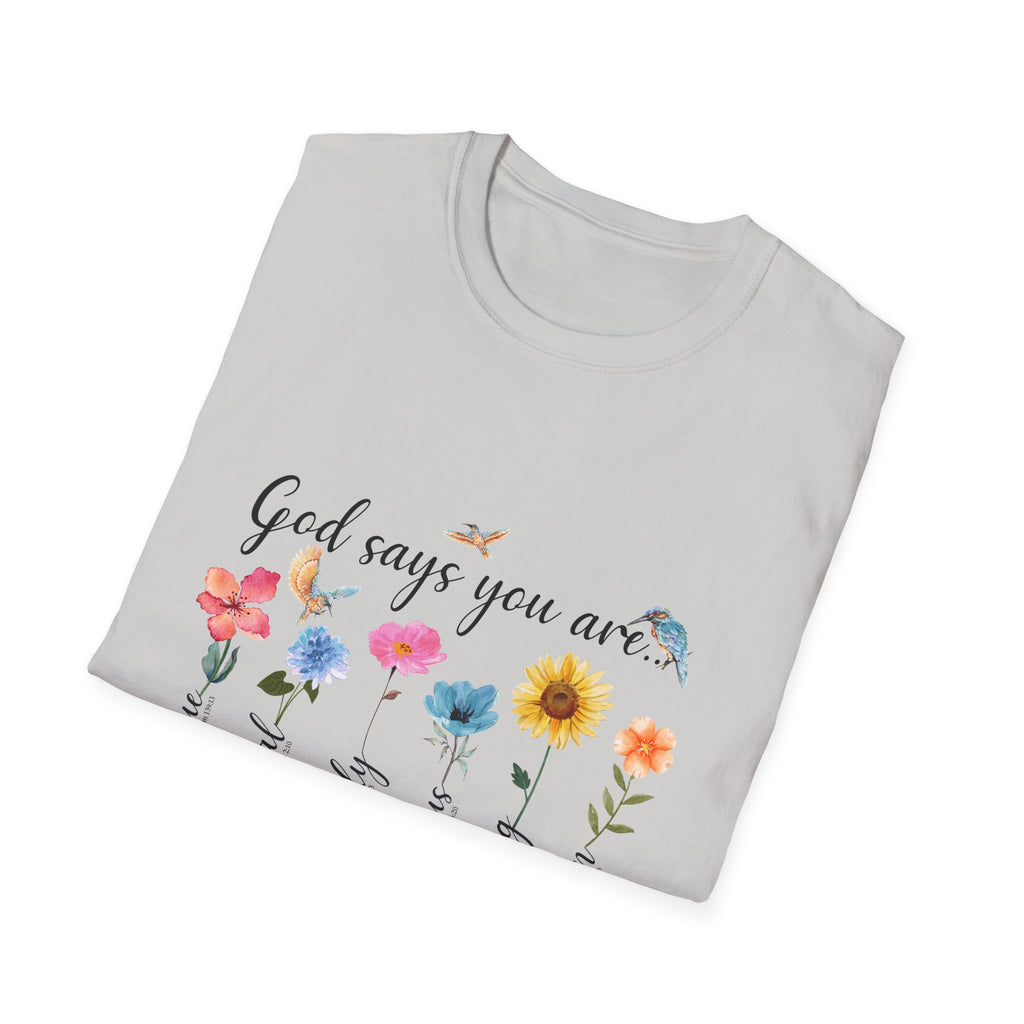 God Says You Are Loved Wildflower T-Shirt