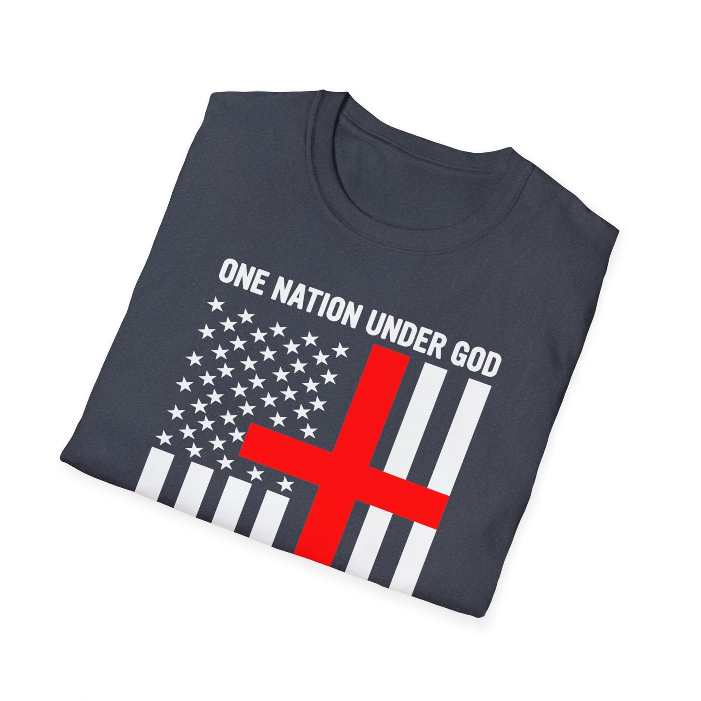 One Nation Under GOD - Unisex Softstyle T-Shirt