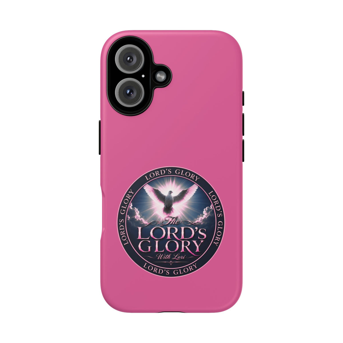 Christian Phone Case – "Lord's Glory with Lori" Dove Design Tough Case (Protective Phone Cover)
