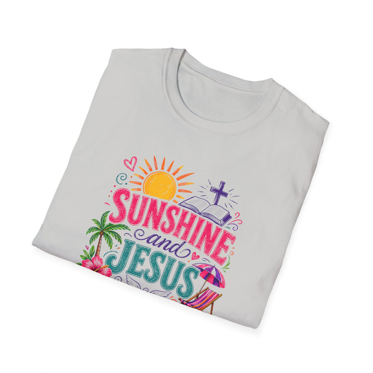 Sunshine and Jesus Christian Faith T-Shirt